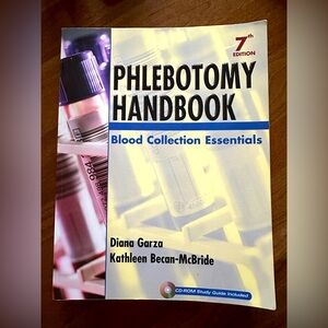 7th Edition Phlebotomy Handbook Blood Collection Essentials (highlighted marker)
